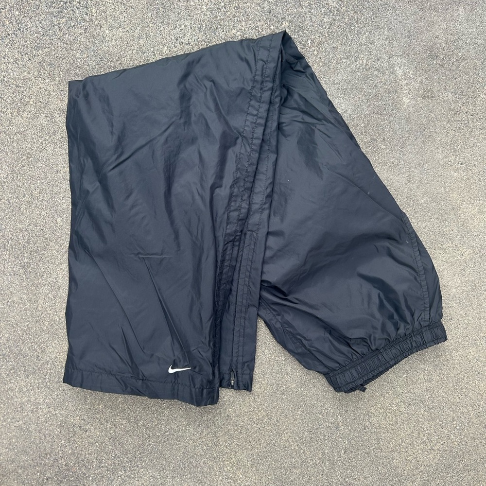 Vintage Nike Black Athletic Windbreaker Pants